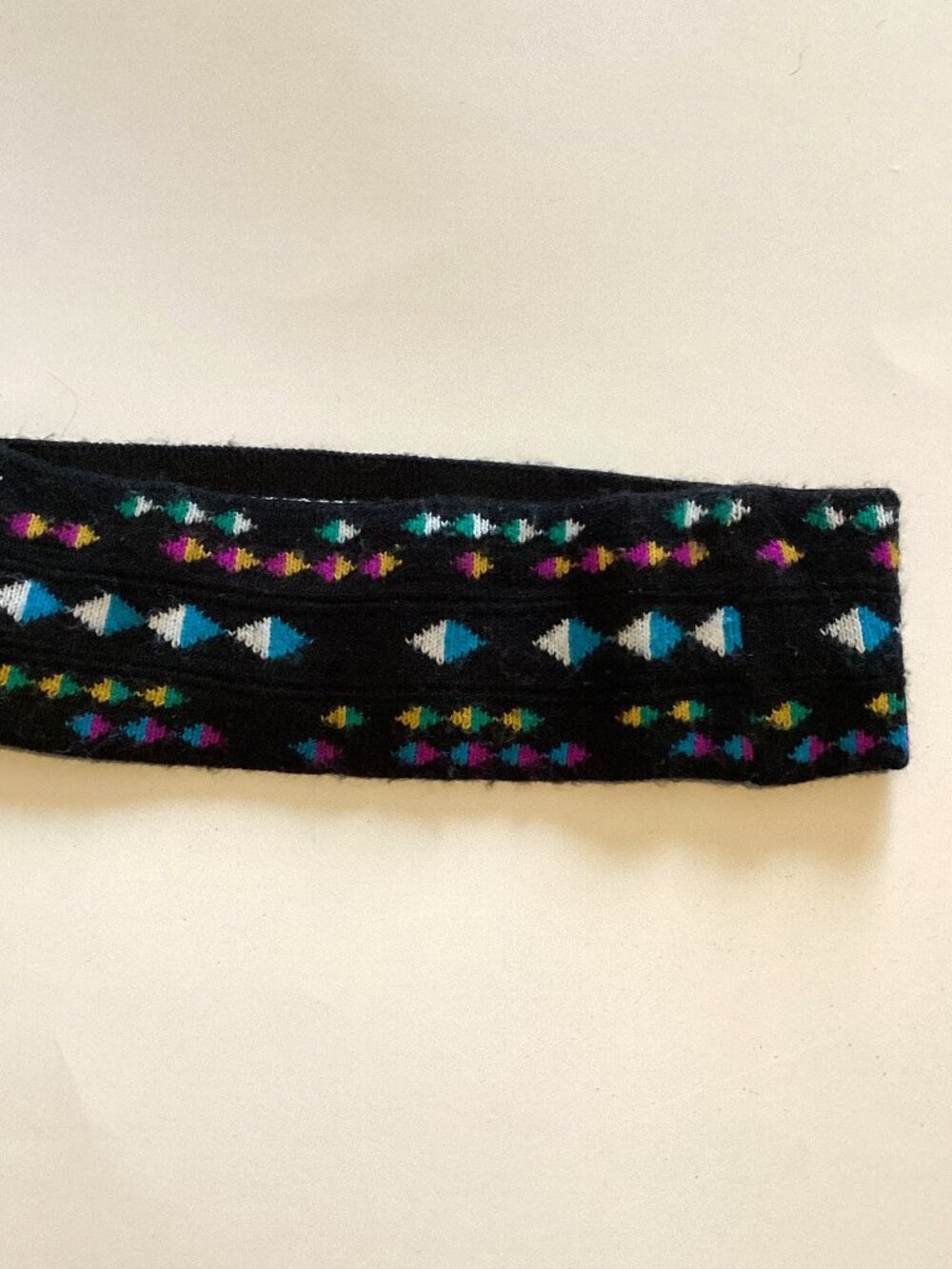 Vintage 1990's Winter Knit Ear Warmer Headband Snow Ski Skiing